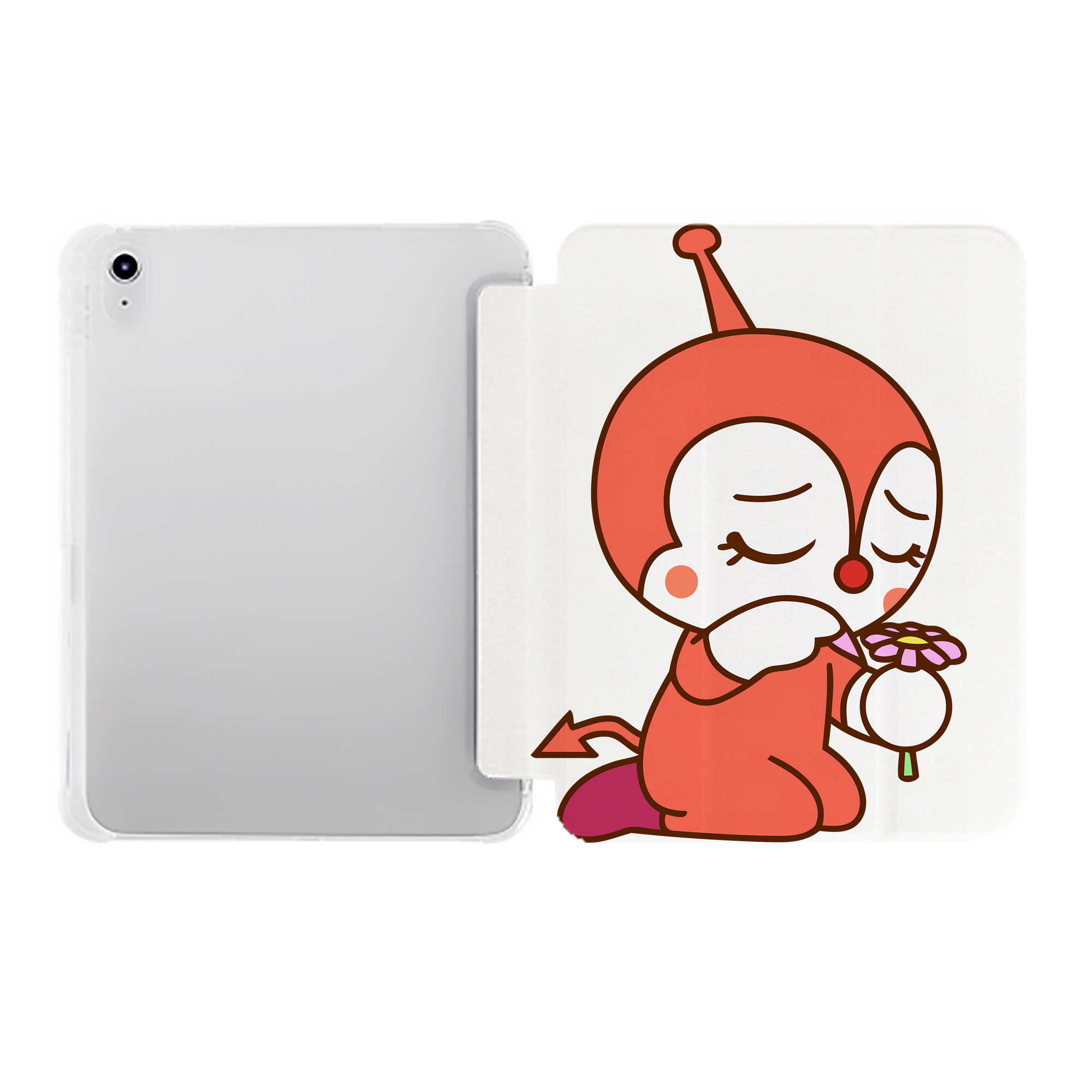 （画像用） アンパンマン Anpanman IPad ケース ペン収納付き 三つ折りスタンド PUレザー×シリコン 対応機種9.5/10.5/10.9インチ